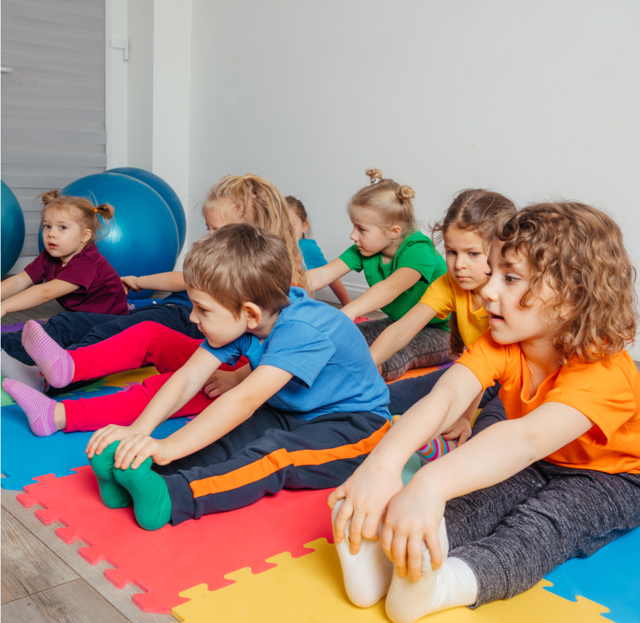 Przedszkole Urwis z bogatą ofertą sportową w Wejherowie, dzieci na zajęciach